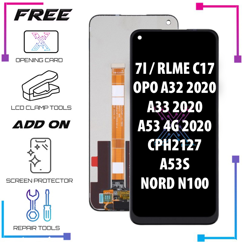 จอแสดงผล LCD สําหรับ REALME 7I / REALME C17 / NARZO 20 PRO / NARZO 30 / REALME 6 / V5 / 6S / 7 / Q2 
