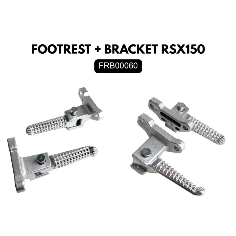 ด้านหลัง FOOTREST PNP RSX150 RSX 150 RS150 ชุดเต็ม (ALLOY)