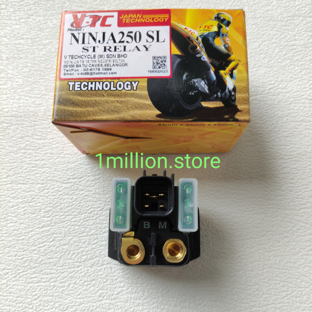 VTC RELAY STARTER RELAY KAWASAKI NINJA250-SL/Z250-SL NINJA250 SL Z250 SL BELANG GSX150 S/R