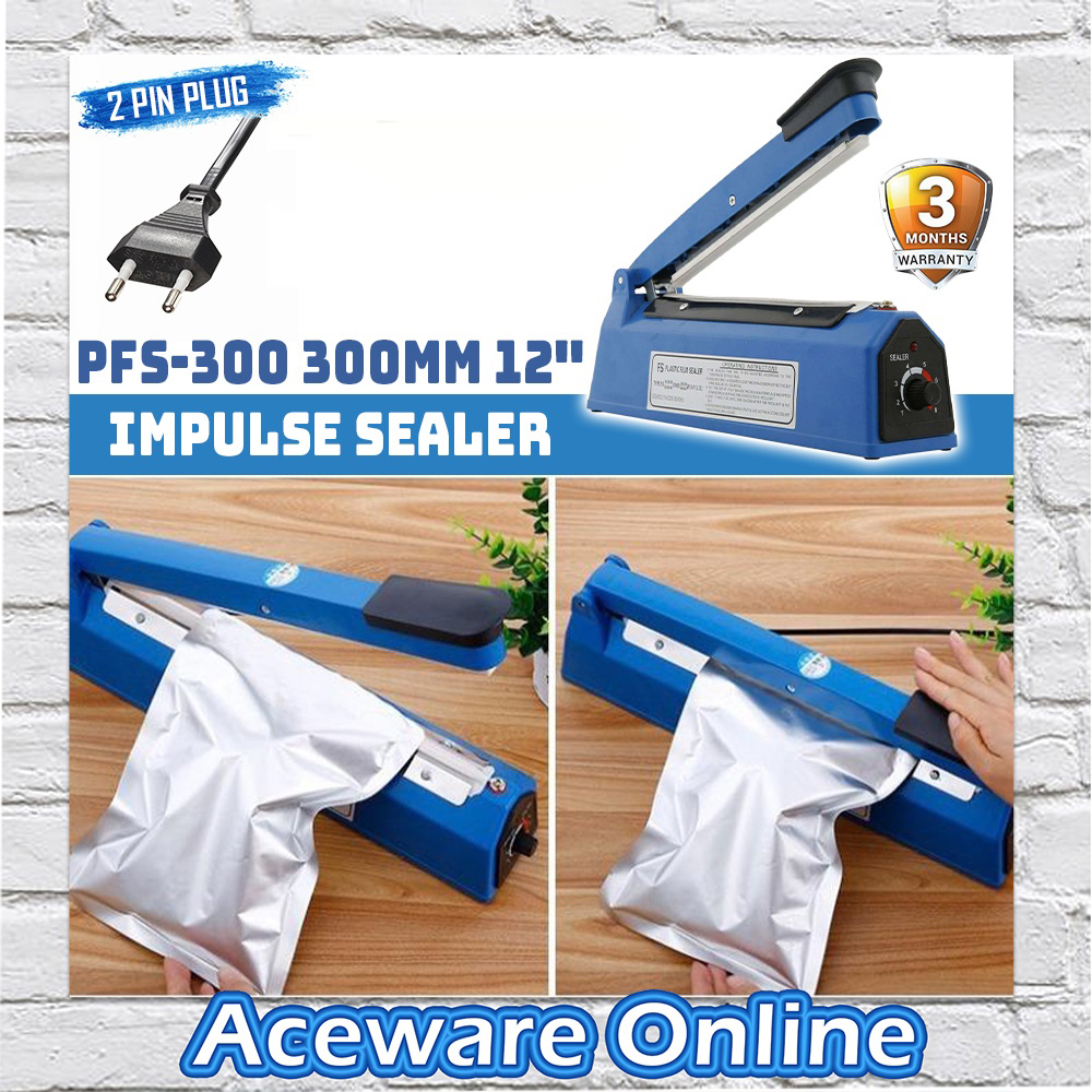 Pfs-300 300 มม. 12" เครื่องซีลปากถุงพลาสติกแพ็คเครื่องซีลอ่อน MESIN PENUTUP PANAS PENGEDAP BEGASTik 热ระบบไฮดรอลิกซีล