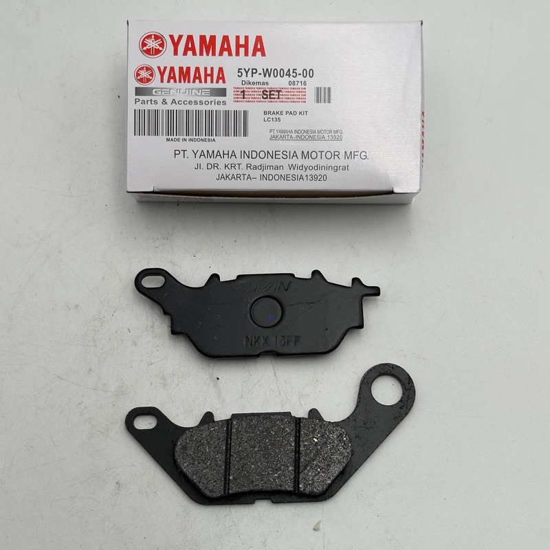 YAMAHA LC135 BRAKE PAD FRONT DISC BRAKE PAD BRAKE PAD BRAKE PAD BRAKE PAD DEPAN LC135 4S R15 FZ150 E