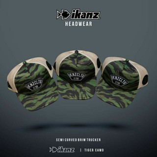 ใหม่ IKANZ TIGER CAMO กึ่งโค้ง ขอบโค้ง TEUCKER