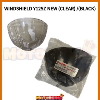 Windshiled YAMAHA Y125ZR ใหม่ เสื้อเจอร์นิห์ แบบใส สีดํา Y125ZR