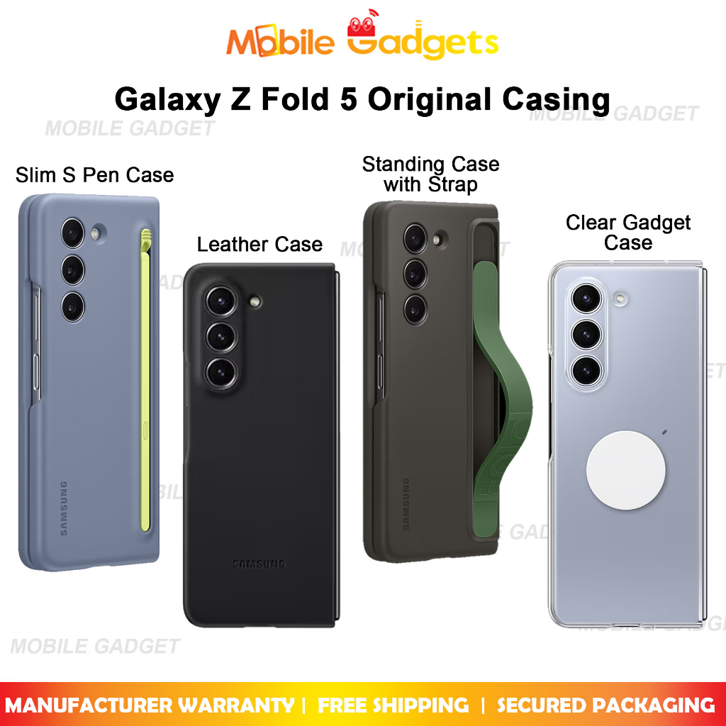 Samsung Galaxy Z Fold 5 Casing / S Pen [ Clear Gadget/ Leather/Standing Case พร้อมสาย/ Slim SPen Cas