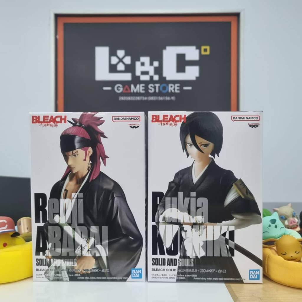 Banpresto Bleach Solid And Souls Renji Abarai/Rukia Kushiki