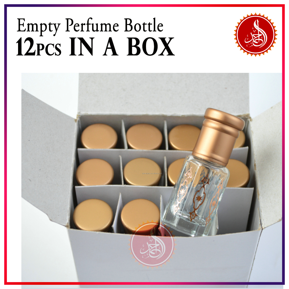 12 ชิ้น - น้ําหอมเปล่าขวด Bunga (Stick) - 3ml/6ml/12ml