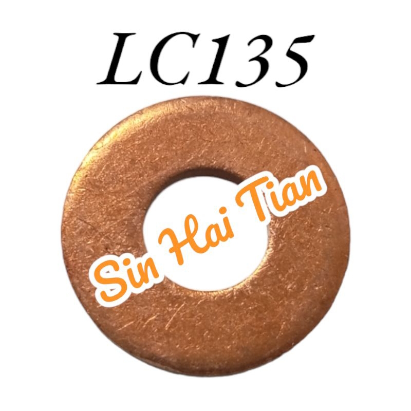 LC135 CYLINDER HEAD COPPER WASHER 1PIECE