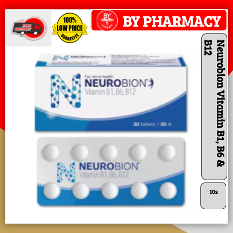 Neurobion วิตามิน B1, B6 & B12 10s (SAKIT URAT, KEBAS / NERVE PAIN, NUMB)