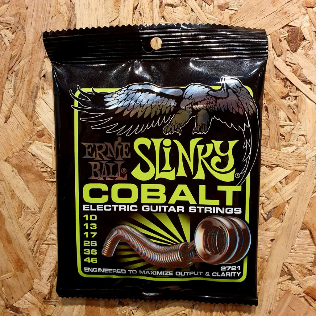 Ernie Ball 010-046 สายกีตาร์ไฟฟ้า Super Slinry Custom Gauge Tali Gitar Letrik Cable String Piano Eff