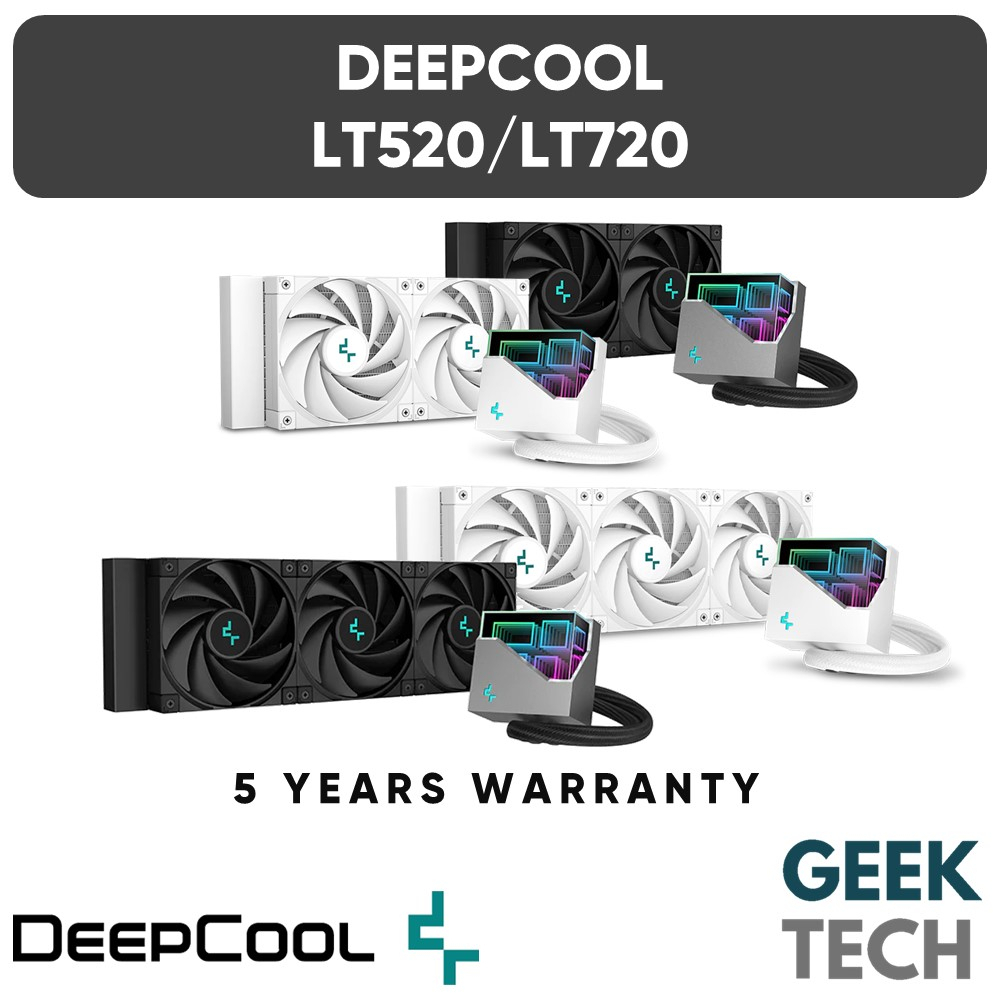DeepCool LT720/LT520 240 มม./360 มม. All-In-One CPU Liquid Cooler