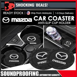 [Coaster Cup Holder] แผ่นรองแก้ว กันลื่น สําหรับรถยนต์ Mazda