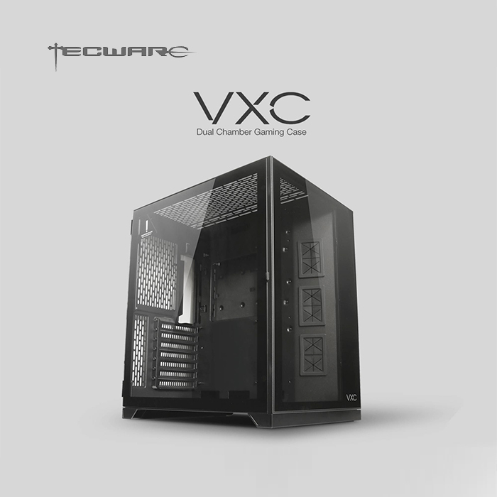 Tecware VXC TG ATX เคส / TECWARE DUAL CHAMBER CHASIS