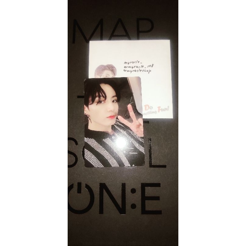 BTS MOTS ONE PHOTOBOOK ROUTE JUNGKOOK พีซีโฟโต้การ์ด