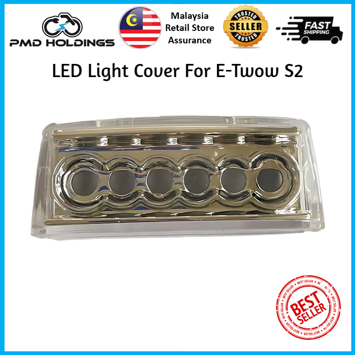 E-Twow ฝาครอบไฟ LED สําหรับ E-Twow S2 / Passion E2 / Zoom Air 2 ไฟหน้าด้านหน้า