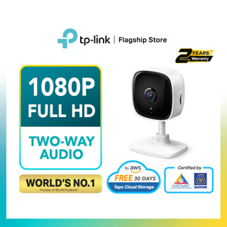 กล้องวงจรปิดรักษาความปลอดภัย TP-Link 1080P Full HD Wifi และกล้องวงจรปิดไร้สาย IP CLOUD &amp; Sirim Certify ในร่ม Tapo C100