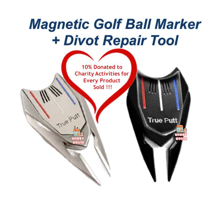 Golf Ball Marker & Divot Repair Tool/ Putting Green Ball Mark Repair/ Golf Ball Maker/高尔夫球车和草修身复草修身复