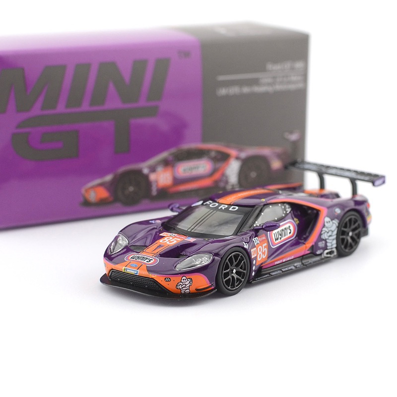 (NOT SEALED FOC PROTECTOR) MINI GT 1/64 438 FORD GT 85 2019 24HR. OF LE MANS LM GTE-AM KEATING MOTOR