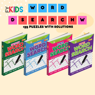 หนังสือภาษาอังกฤษ WORD SEARCH-SHINE YOUR BRAIN WORD SEARCH-Buku-Buku Cari Kata-English สําหรับเด็ก