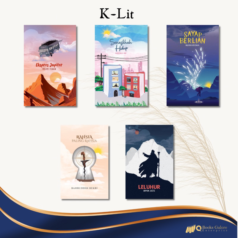 [K-LIT]: JUPITER EXPRESS, SENASKHAH, DIAMOND WINGS, THE MOST SECRET & LELUHUR SECRET - สํานักพิมพ์: 