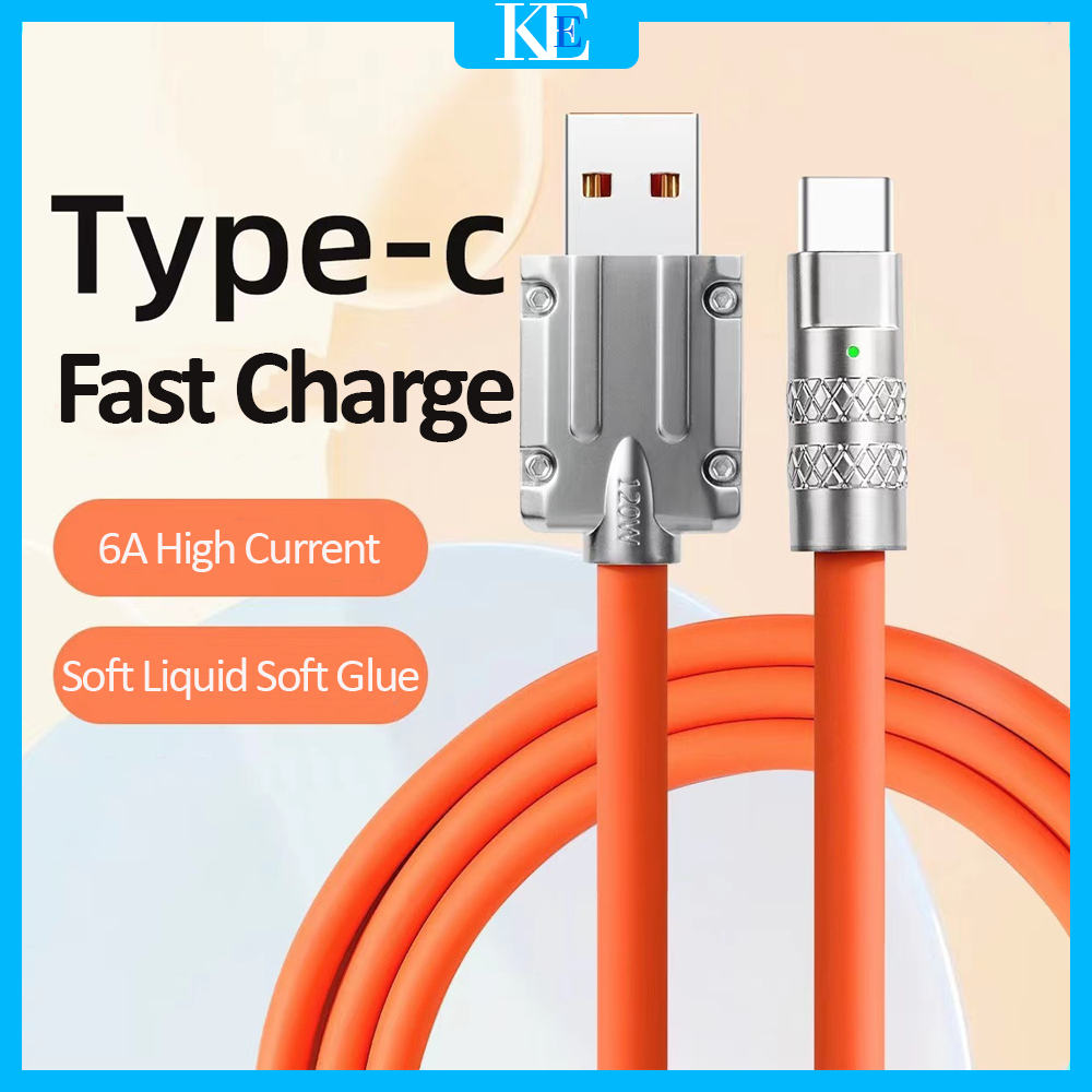 6A Cable Type-C Micro IOS Cable (ชาร์จเร็ว) สําหรับโทรศัพท์ทุกรุ่น