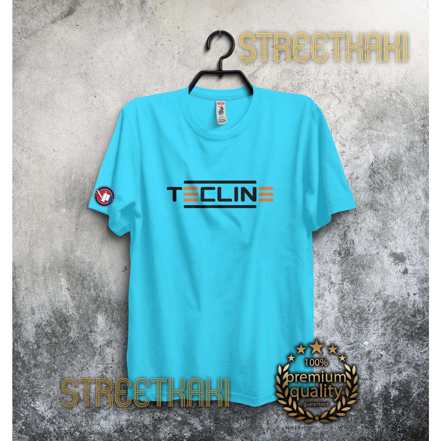 TECHLINE Scuba Diving Tshirt ไมโครไฟเบอร์ (แห้งเร็ว) S ถึง 5XL Vintage Regulator Diver Premium Tees