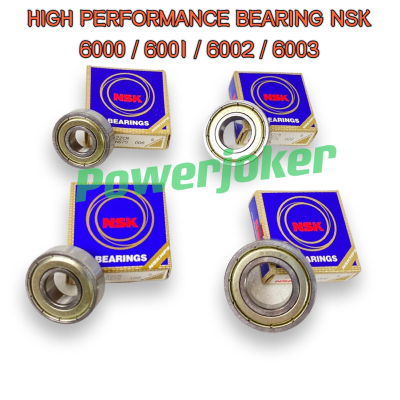 6000 ZZ 6001 ZZ 6002 ZZ 6003 ZZ - NSK Engine Bearing Cam Shaft Bearing แบริ่งคลัทช์กล่องเกียร์แบริ่ง