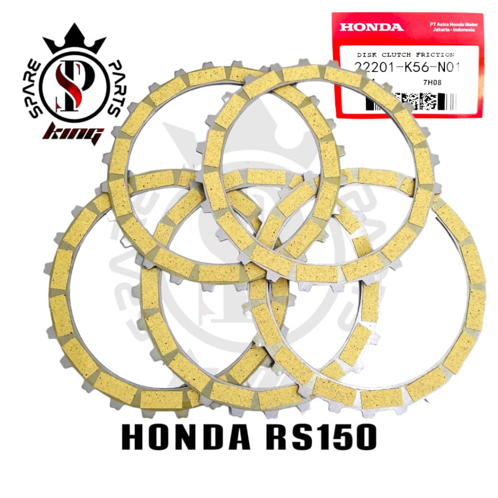 RS150 RS 150 CLUTCH DISC PLATE SET CLUTCH LINING SET (5 ชิ้น)