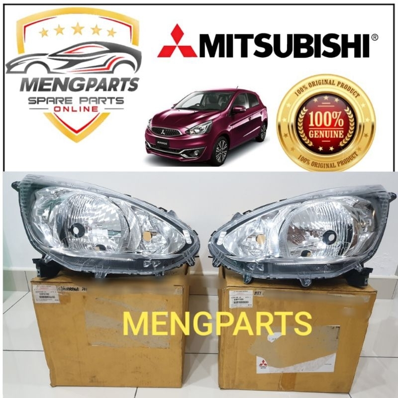 MIRAGE A03A 2013Y HEAD LAMP UNIT * ไม่มีมอเตอร์ AJUS * RH-8301C102 LH-8301C101