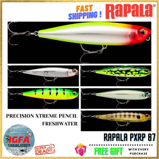 [IGFA] Rapala Pencil PXRP 87 Rapala Precision Xtreme Pencil Gewang Rapala Lure Fishing Lure Hard Lure Gewang Pancing