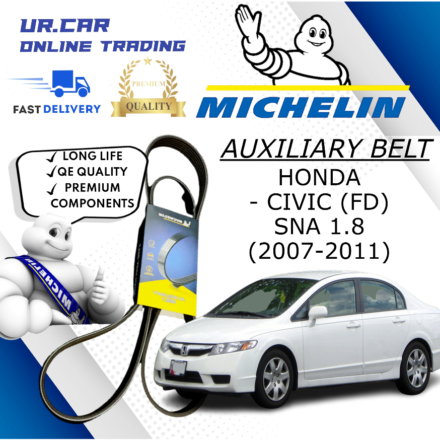 MICHELIN CIVIC (FD) SNA 1.8 (2007 -2011) FAN BELT 7PK 2164 / 7PK 2165