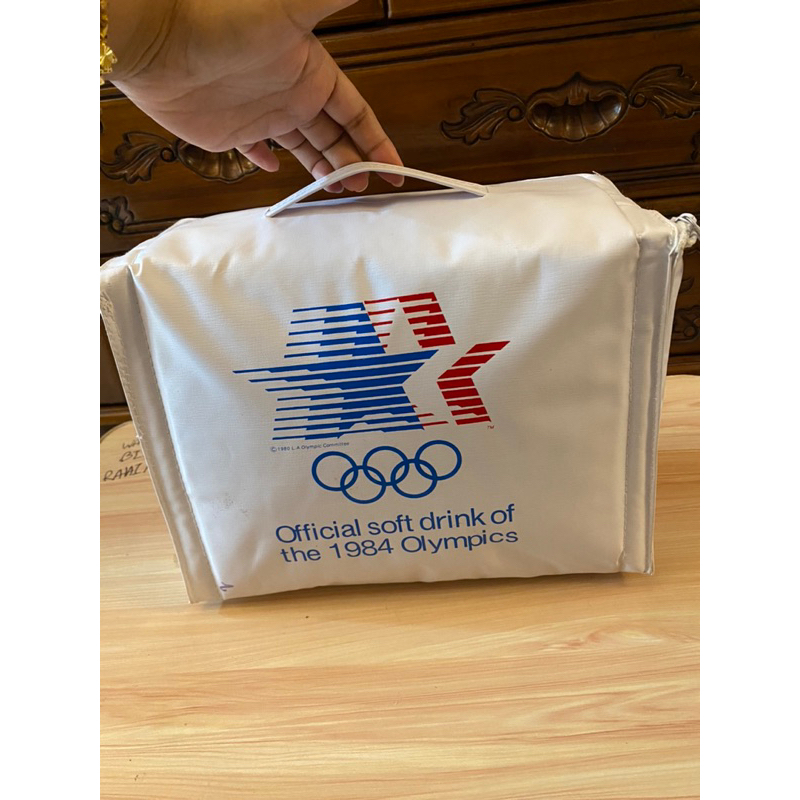 Vintage Olympics 1984 น้ําอัดลมอย่างเป็นทางการ Coca Cola Bag