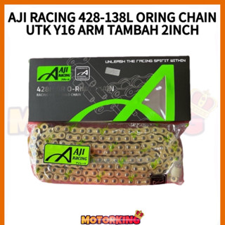 Aji โซ่ออริง 428-138L ORING RANTAI ORING AJI RACING UTK YAMAHA Y16 + แขนสวิง 2 นิ้ว