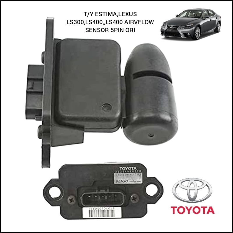 TOYOTA ESTIMA,LEXUS LS300,LS400,,LS400 AIRVFLOW SENSOR 5PIN