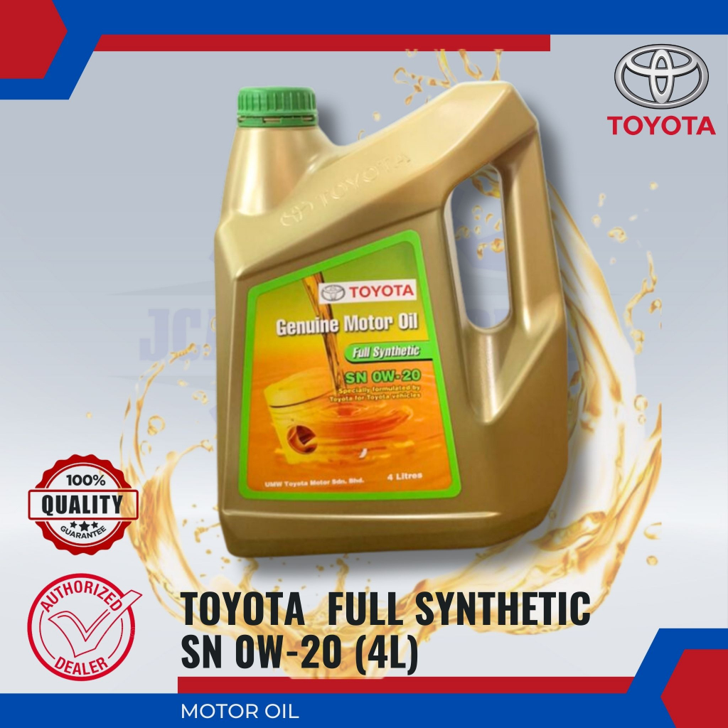 TOYOTA FULL SYNTHETIC SN 0W-20