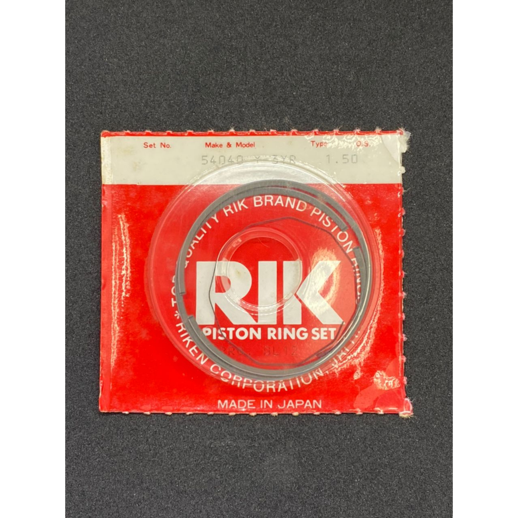 แหวนลูกสูบ RIKEN RIK Yamaha Y110 Y3YR - ญี่ปุ่น