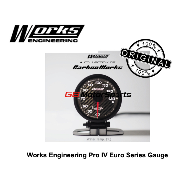Works Pro IV 52mm Euro Series Gauge Meter