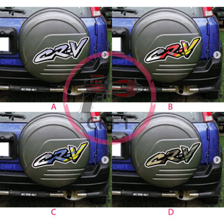 Cfs573 สติกเกอร์ไวนิล ลายทาง สําหรับติดตกแต่งยางรถยนต์ Honda Crv Cr-V Rd1 Rd2 Rd3