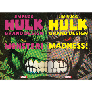 Jim RUGG HULK GRAND DESIGN MONSTER &amp; การ์ตูนมาร์เวล แม่เหล็ก