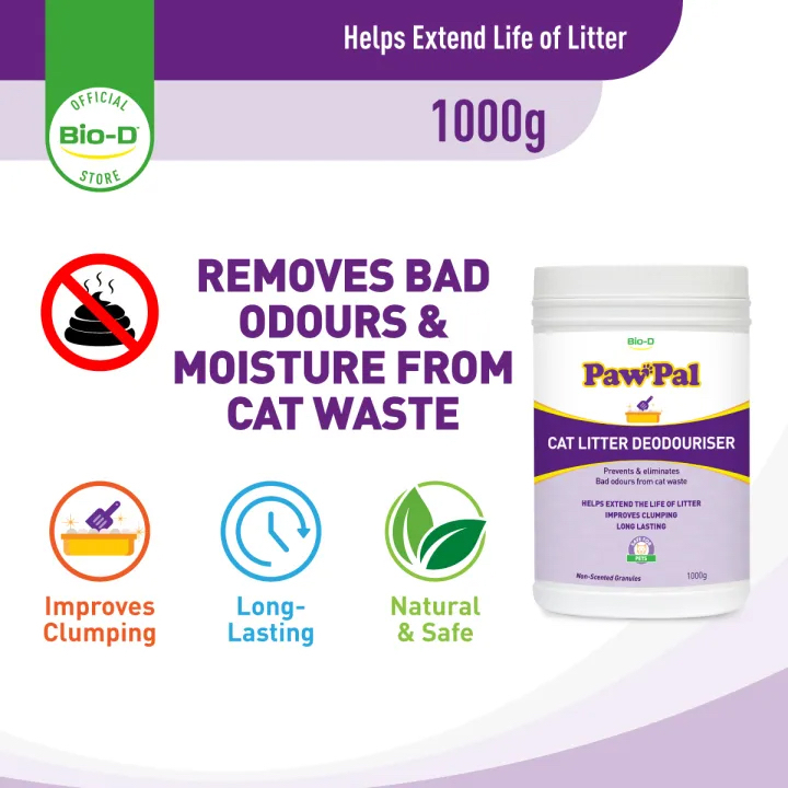 ทรายแมว Bio-D PawPal Deodouriser Pet Care เม็ดไม่หอม (1กก.)