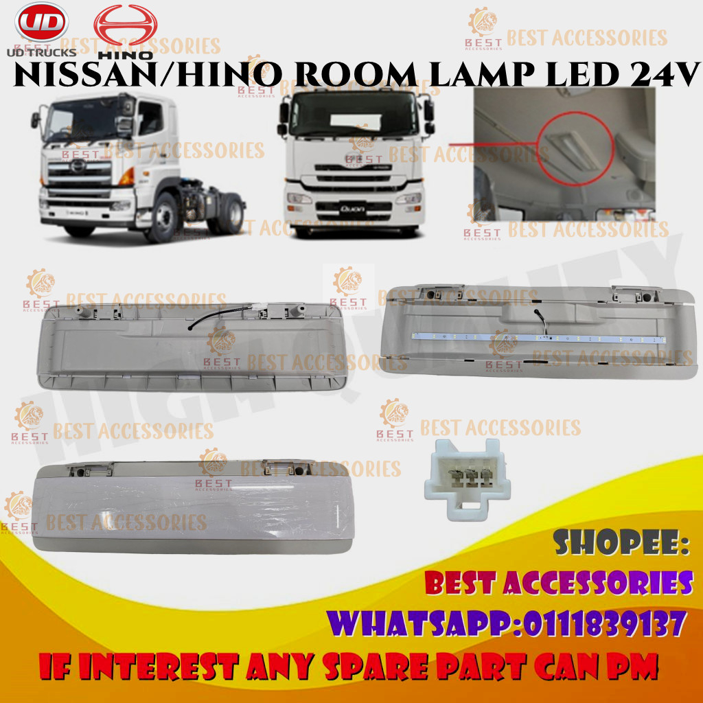 NISSAN/HINO ROOM LAMP FULL LED 24V คุณภาพสูง