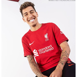 เสื้อกีฬาแขนสั้น ลายทีม Liverpool 22 23 Jersey ทีมเหย้า