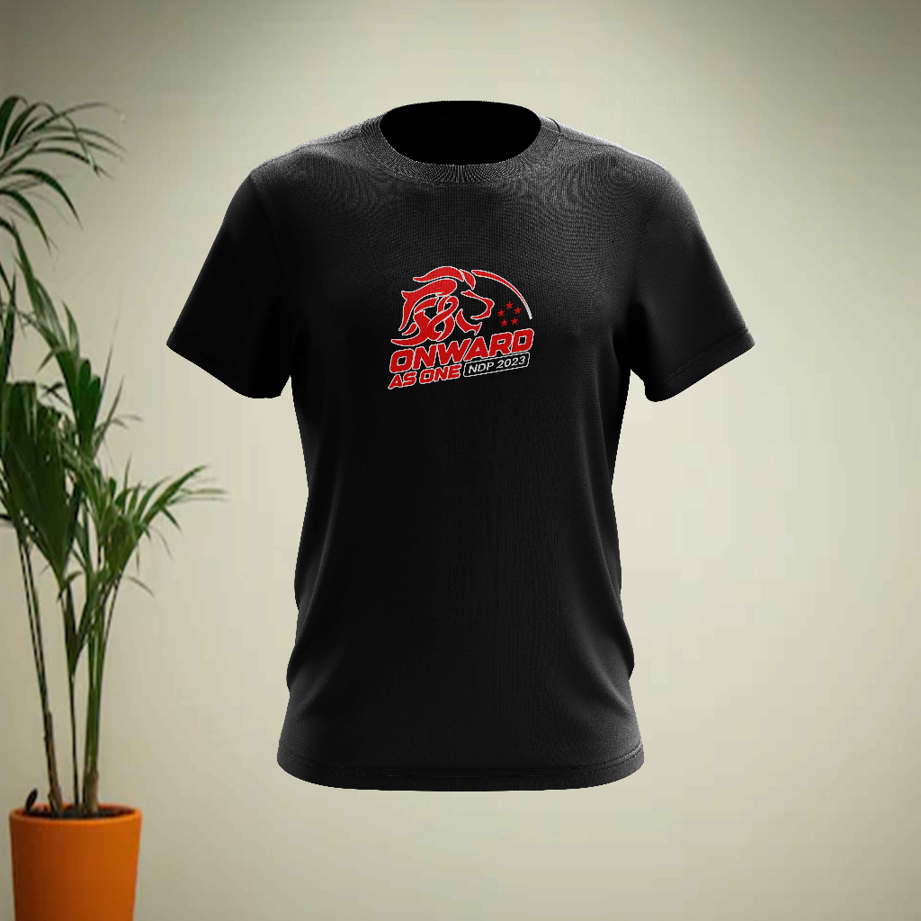 โลโก้ NATIONAL DAY PARADE 2023 58TH NDP 2023 TSHIRT โลโก้ออกแบบ 1 BAJU รอบคอ UNTUK KANAK-KANK DAN DE