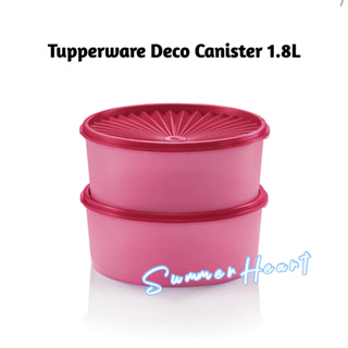 TUPPERWARE กระป๋องทัปเปอร์แวร์ Deco 1.8 ลิตร -1 ชิ้น /2 ชิ้น