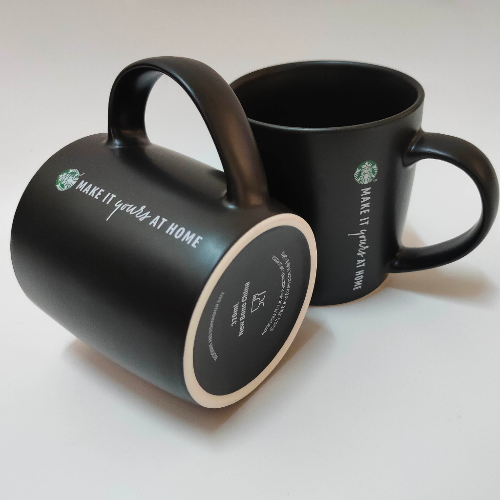 Limited Edition Nestle Starbucks Ceramic Matt Black Mug (370มล . )