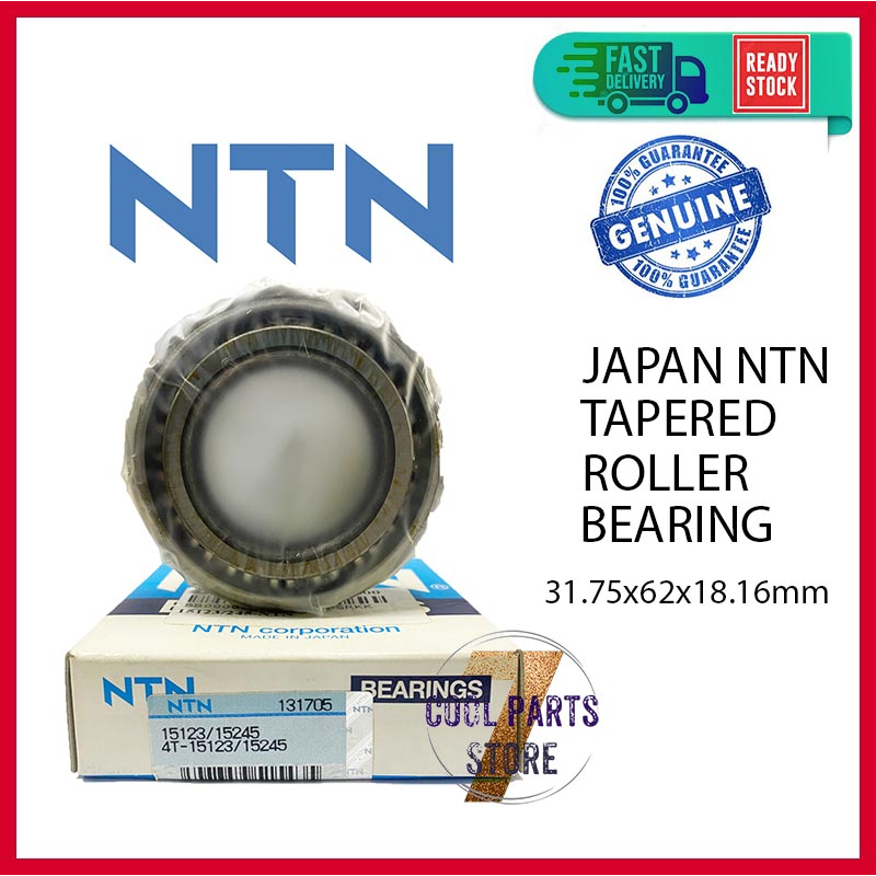 4T-15123/15245 NTN Japan Tapered Roller Bearing (31.75 x 62 x 18.16mm) 15123/15245 NTN Bearing