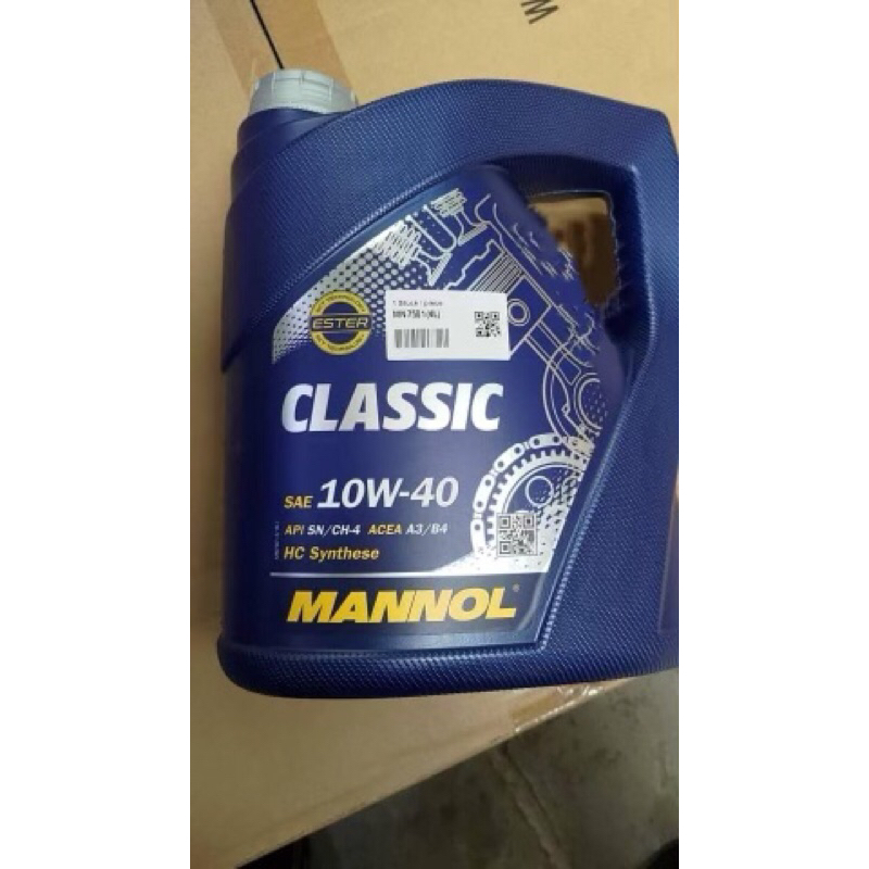 MANNOL 4L 10W-40 SEMI SYNTHETIC ENGINE OIL