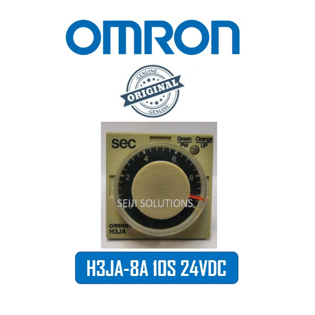 Omron Timer H3JA-8A 1S/5S/10S/30S 24V