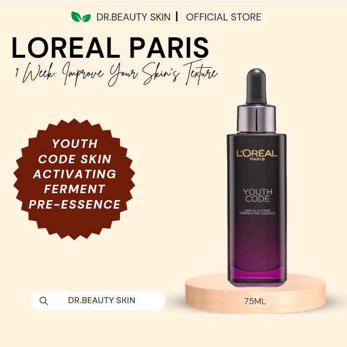 【LOREAL L 'Oreal Paris 3rd Youth Code Skin Activating Ferment Pre-Essence Serum 75ml