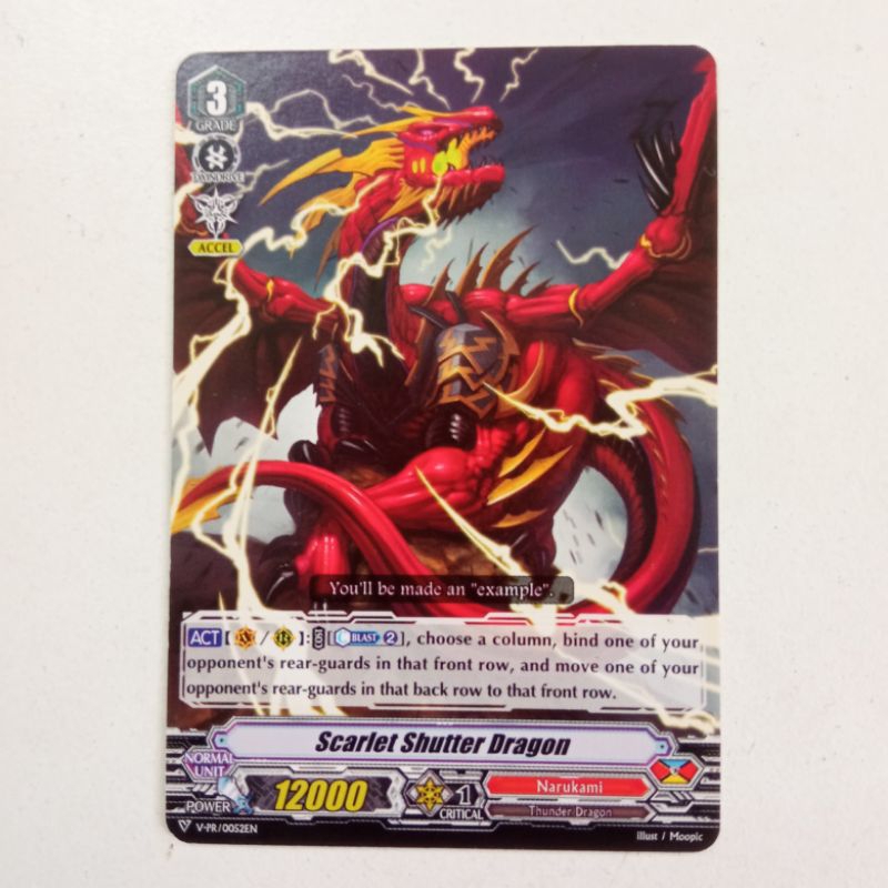 VGE V-PR/0052 - Scarlet Shutter Dragon (PR)
