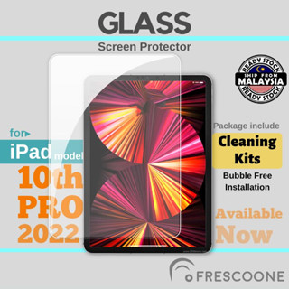 กระจกนิรภัยกันรอยหน้าจอ 9H สําหรับ iPad 10 Gen 10.9 Pro 11 12.9 2022 2021 Air 5 4 3 iPad 9 8 7 10.2 Mini 6